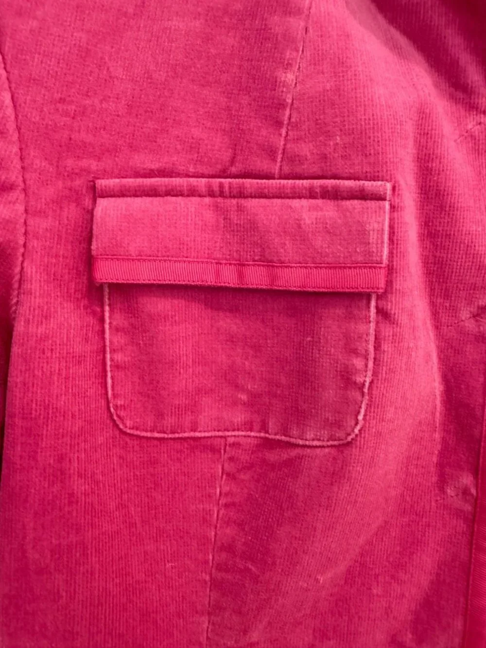 Style & Co. Pink Corduroy Stretch Jacket - Size 14